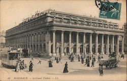 Le Grand Théâtre Bordeaux, France Postcard Postcard Postcard