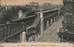 Parisian railway station Postcard