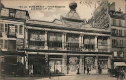 Exterior of the Folies Bergeres cabaret Paris, France Postcard Postcard Postcard