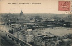 Ecole Militaire - Vue Generale Paris, France Postcard Postcard Postcard