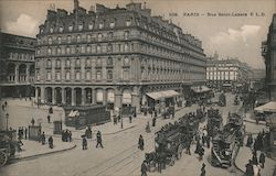 Rue Saint-Lazare Postcard