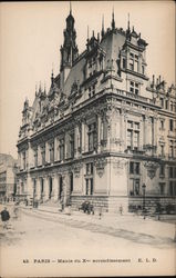 Town hall in Paris Postcard