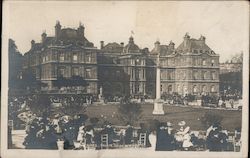 Luxembourg Palace garden Postcard