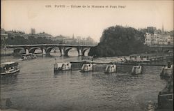 Ecluse de la Monnaie et Pont Neuf Postcard