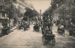 Boulevard Montmartre Postcard