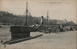 Paris - Port Saint Nicholas France Postcard Postcard Postcard