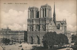 Notre Dame cathedral in Paris France Postcard Postcard Postcard