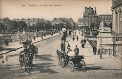 Paris - Tuileries Street Postcard