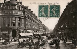 L'Avenue de l'Opera Paris, France Postcard Postcard Postcard