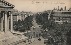 Les Boulevards, Vus de la Madeleine Postcard