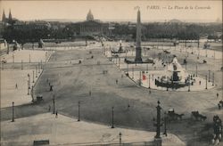 La Place de la Concorde Postcard