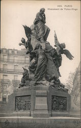 Monument de Victor-Hugo Paris, France Postcard Postcard Postcard