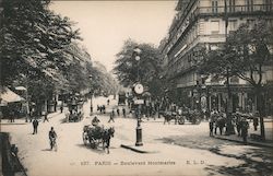 City square in France Postcard