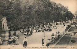 Paris - A corner of the Garden of Tuileries France Postcard Postcard Postcard