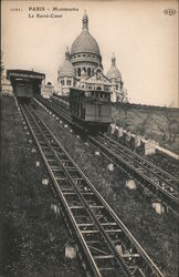 Le Sacre-Coeur, Monmartre Paris, France Postcard Postcard Postcard