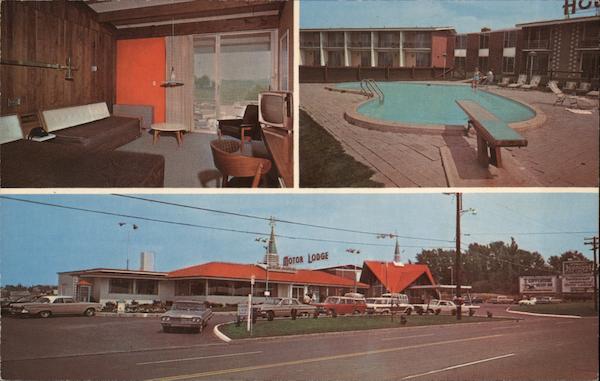 Howard Johnson's Motor Lodge Watertown, NY Postcard