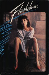 1980's Flashdance VHS Ad Postcard