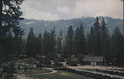 Hume Lake Village View California Duane A. Johnson Postcard Postcard Postcard