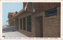 Dude Rancher Lodge Postcard