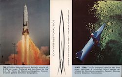 Convair-Astronautics, Convair Division of General Dynamics Corporation Space & Rockets Postcard Postcard Postcard