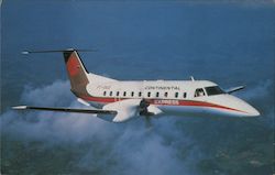 Continental Express Embraer 120 Brasilia 30 Passenger Airliner Aircraft Postcard Postcard Postcard