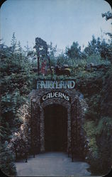 Entrance to Fairyland Caverns, Rock City Gardens Chattanooga, TN Postcard Postcard Postcard