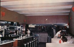 Interior of Ebertz Cafe Jamestown, ND Postcard Postcard Postcard