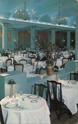 Dining Room, Hotel Dennis Postcard