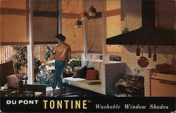 Du Pont Tontine Washable Window Shades Advertising Postcard Postcard Postcard