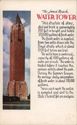 The Jones Beach Water Tower Wantagh, NY Postcard Postcard Postcard