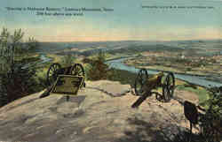 Garrity's Alabama Battery, Lookout Mountain Postcard