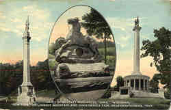 Group of Military Monuments Iowa, Lookout mountain and Chickamauga Park Chattanooga, TN Postcard Postcard