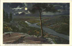 Moonlight At Signal Point, Signal Mountain Postcard