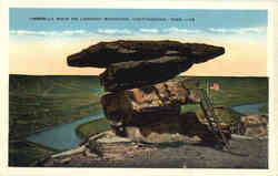 Umbrella Rock on Lookout Mountain, Lookout Mountain Postcard