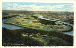 Moccasin Bend And Chattanooga From Lookout Mountain, Lookout Mountain Postcard