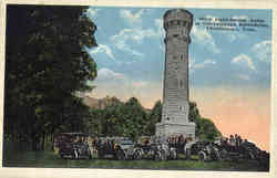 Dixie Sight-Seeing Autos, Chickamauga Battlefields Postcard