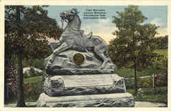 First Wisconsin Cavalry Monument, Chickamauga Park Chattanooga, TN Postcard Postcard