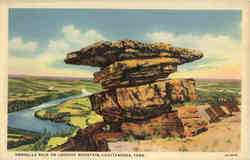 Umbrella Rock, Lookout Mountain Postcard