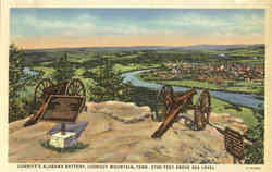 Garrity's Alabama Battery, Lookout Mountain Tennessee Postcard Postcard