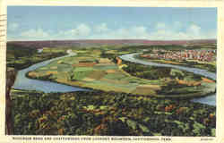 Moccasin Bend And Chattanooga, Lookout Mountain Postcard