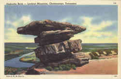 Umbrella Rock, Lookout Mountain Postcard