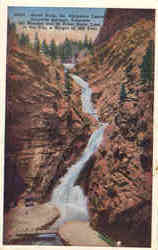 Seven Falls, South Cheyenne Canon Colorado Springs, CO Postcard Postcard