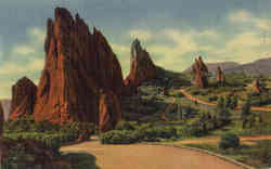 Garden of The Gods Postcard