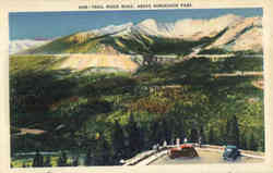 Trail Ridge Road, Above Horseshoe Park Scenic, CO Postcard Postcard