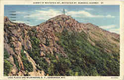 Summit of Whiteface Mt., Whiteface Mt. Memorial Highway Postcard