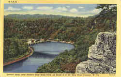 Lovers' Leap, Hawk's Nest State Park, on Route U. S. 60 Postcard