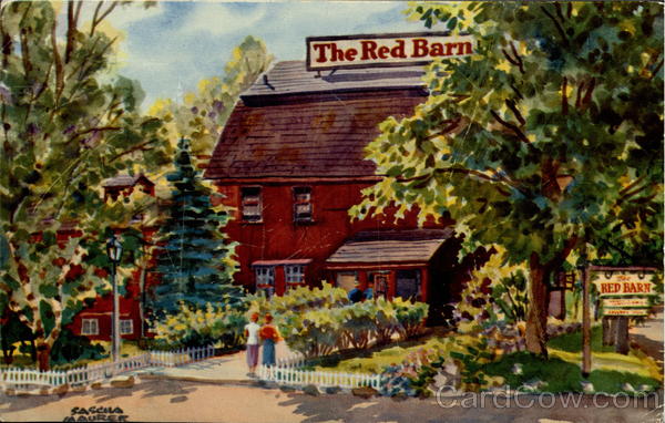 The Red Barn Westport CT   Card00348 Fr 