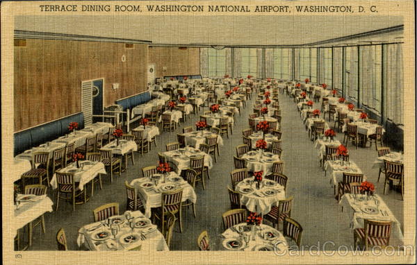 Terrace Dining Room, Washington National Airport District Of Columbia 