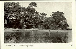 The Bathing Beach, Gurnet Postcard