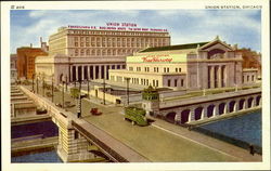 Union Station Chicago, IL Postcard Postcard